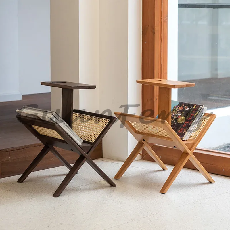 Style Solid Wood Rattan Storag - Home Decor Magazine ulasan dan harga
