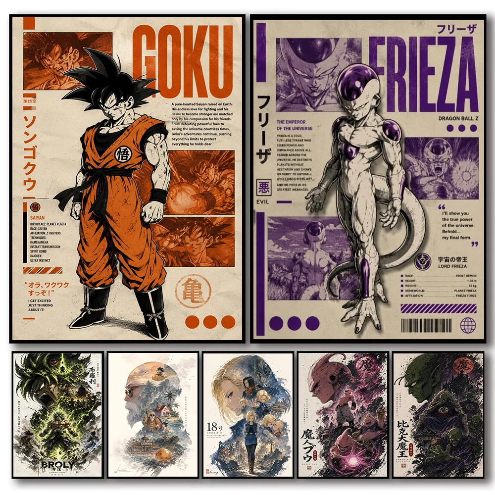 Dragon Ball Goku Frieza Anime  - Home Decor Magazine ulasan dan harga